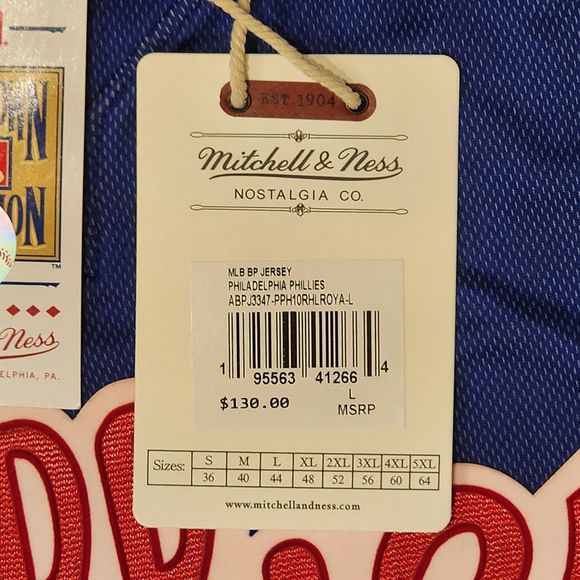 Mitchell & Ness Authentic Roy Halladay Philadelphia Phillies 2010 BP Jersey L - Picture 9 of 10